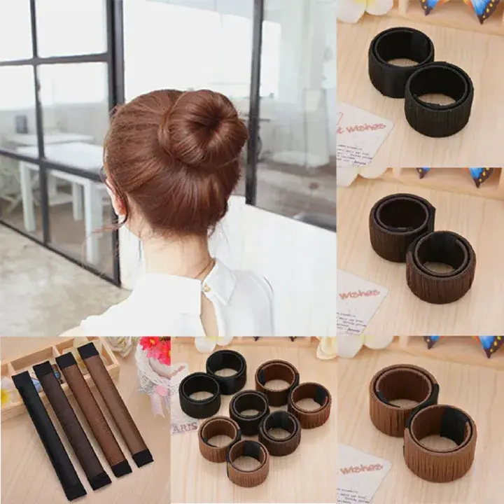Portable Hair Braider Curler Hair Band Synthetic Wig Donuts Bun Headband Women's Hair Accessories Wig Clip Styling Tool Headwear