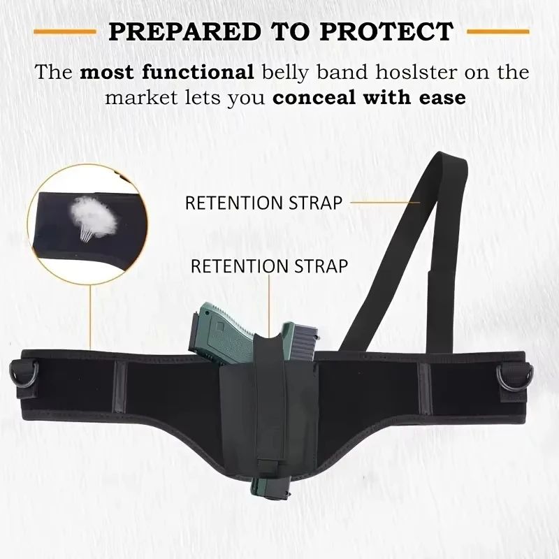【Hidden King】Tactical Armpit Holster|High Elasticity and Wear-Resistant Fabric Quick Draw Design Suitable for Revolvers/Pistols