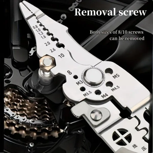 Crimper Cable Cutter Adjustable Automatic Wire Stripper Multifunctional Stripping Crimping Pliers Terminal Hand Tool