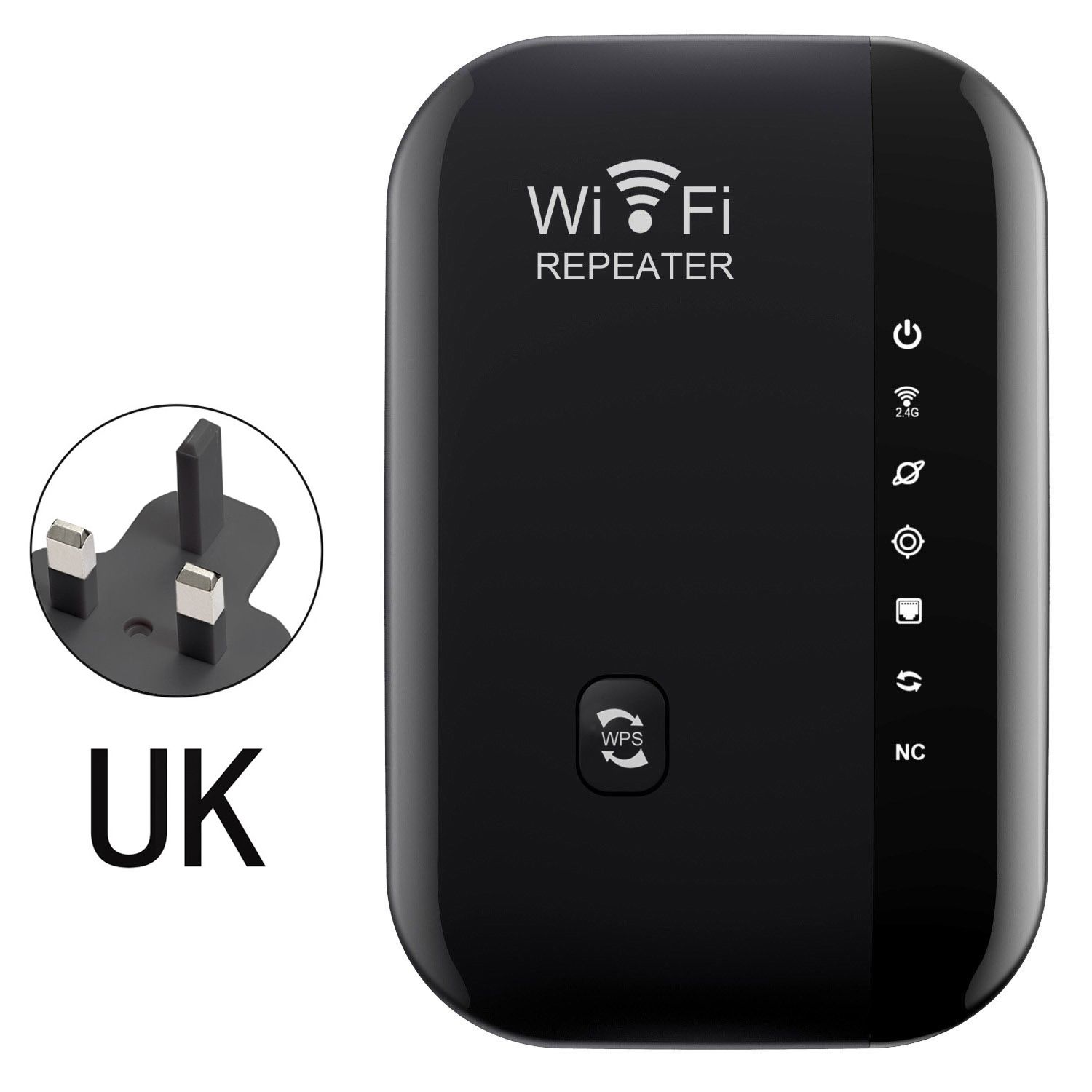 Wireless Signal Booster Wifi Extender Small Steamed Bun Network Repeater Ap Broadband Home Router Signal Amplification Extension