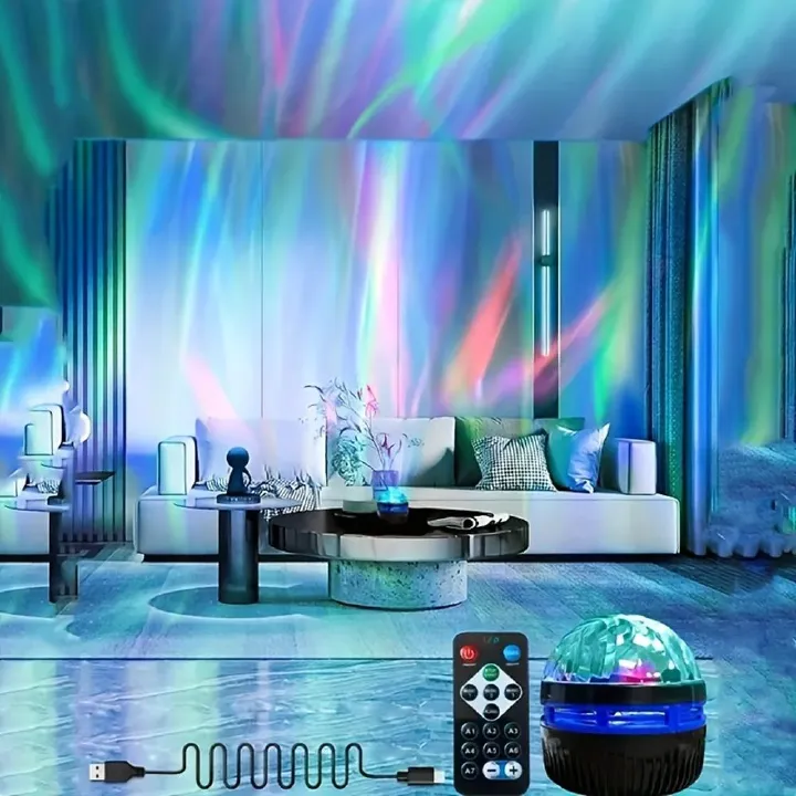 Northern Lights Starry Sky Projector LED Night Light with Remote Control USB A variety of styles for Home Bedroom Party Decor