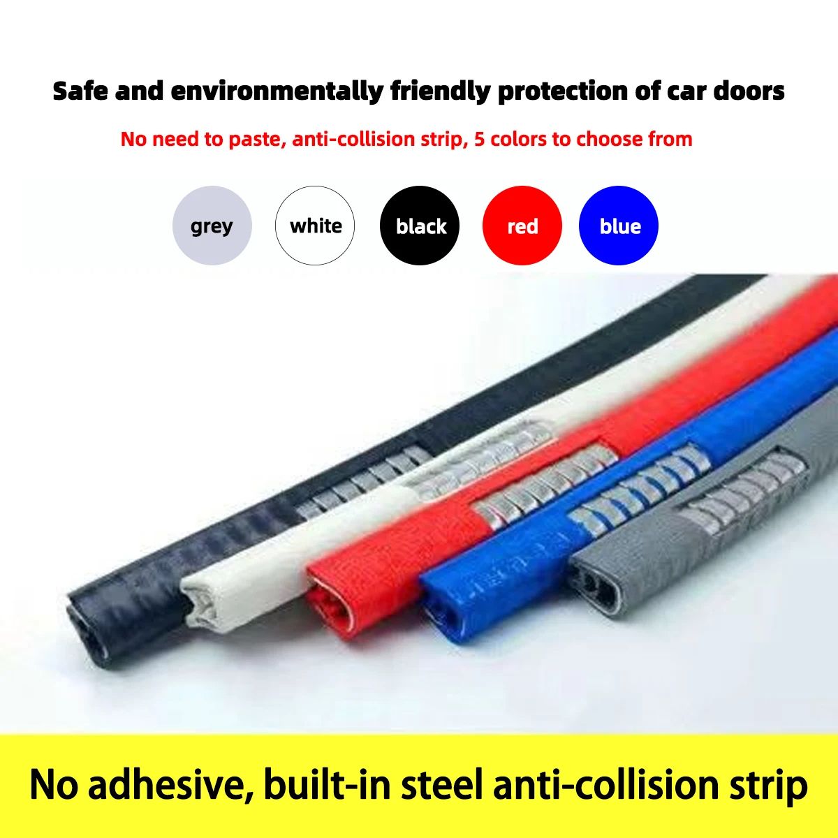 5M U-shaped General Motors door trim decorative mold, protective strip, scratch resistant and anti-collision protection car