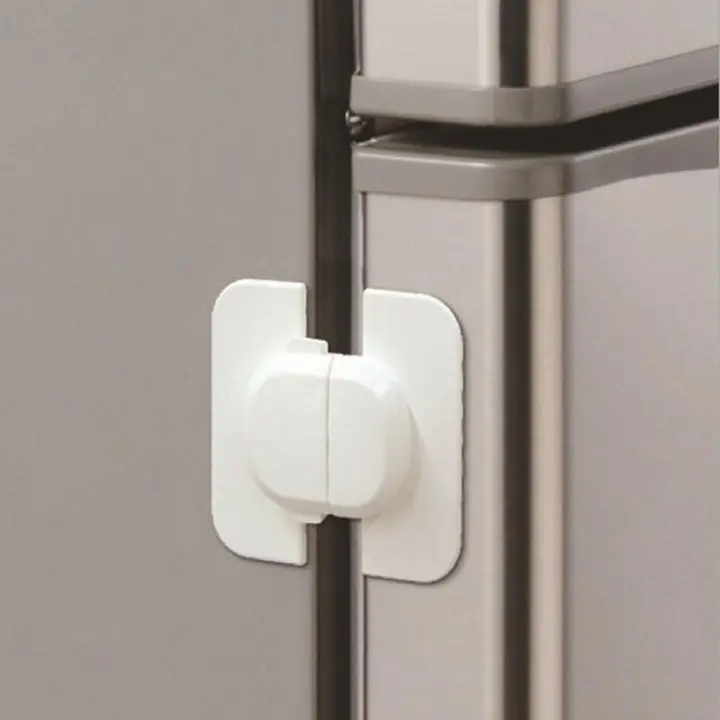Children Safety Locks Refrigerator Door Lock Multi-function Baby Anti-Pinching Hand Home Cabinet Door Drawer Security Protector
