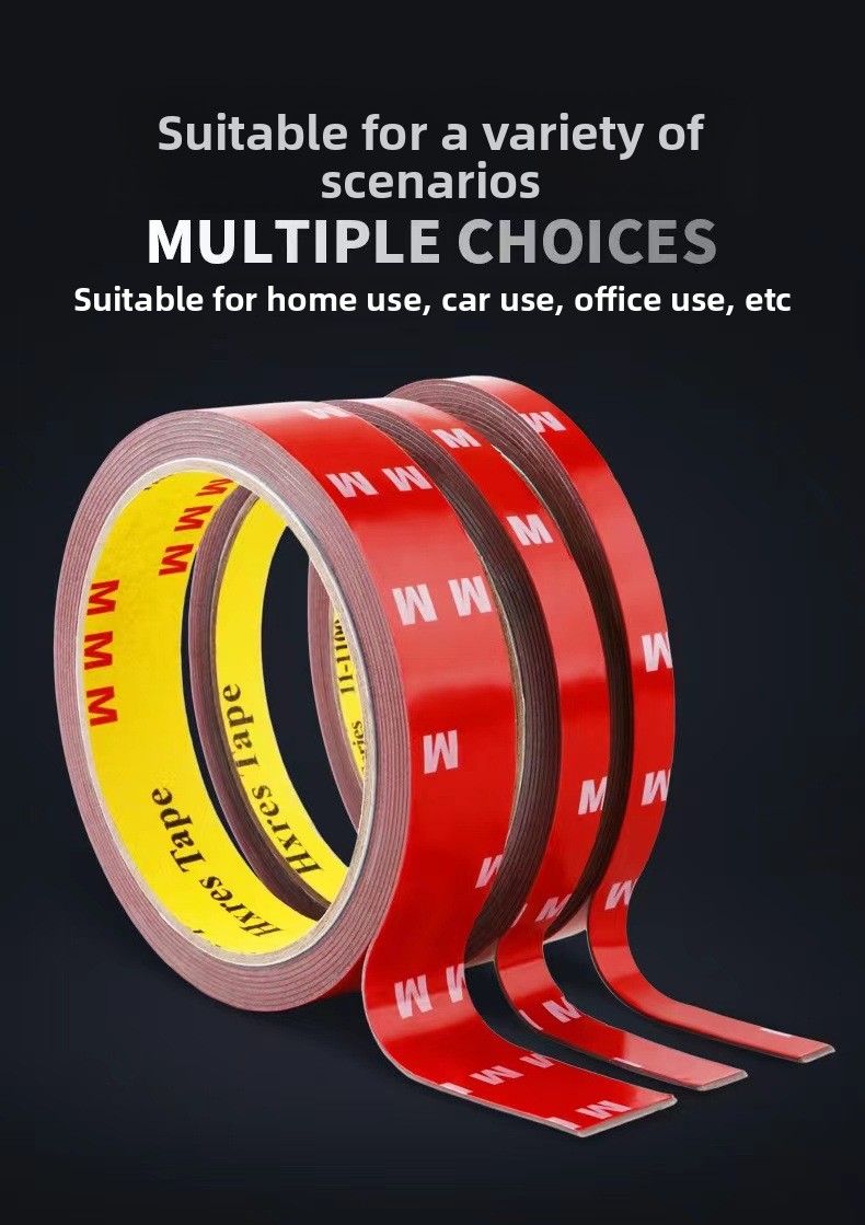 3M Super Strength Double-sided Tape 6/10/15/20/30/40mm Permanent Doppelseitiges Stickers for Car,Strong Adhesion Heat Resistant Automotive Double Sided Tape - High Viscosity Design,