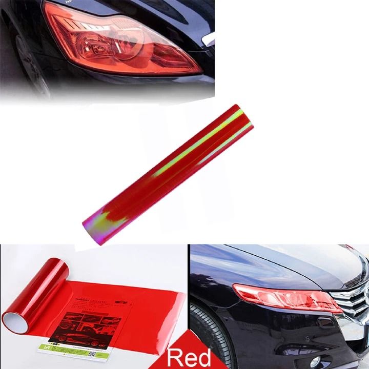Auto Car Light Headlight Taillight Tint Vinyl Film Sticker Easy Stick Motorcycle Whole Car Decor