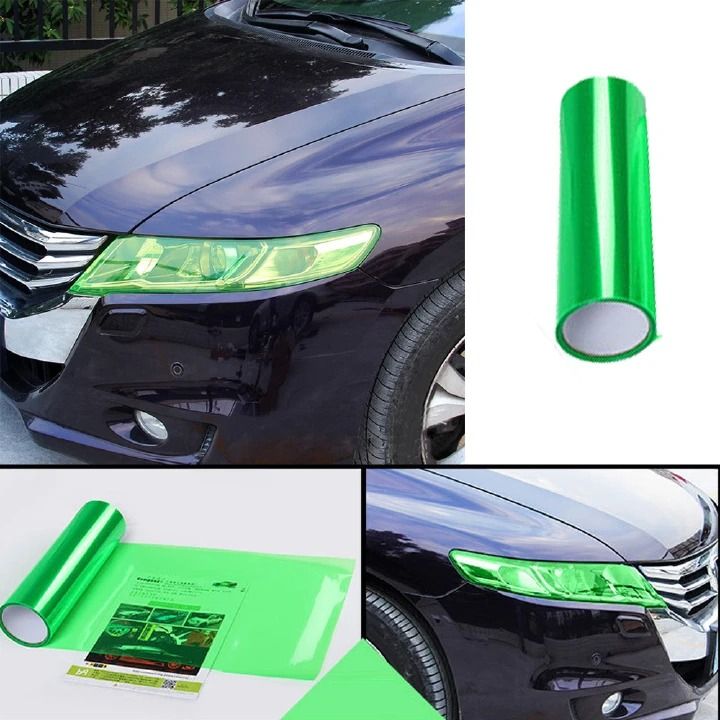 Auto Car Light Headlight Taillight Tint Vinyl Film Sticker Easy Stick Motorcycle Whole Car Decor
