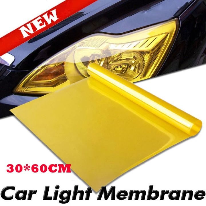 Auto Car Light Headlight Taillight Tint Vinyl Film Sticker Easy Stick Motorcycle Whole Car Decor