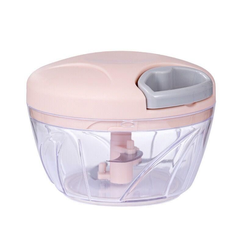 500ML Manual Meat Mincer Garlic Chopper Rotate Garlic Press Crusher Vegetable Onion Cutter Kitchen Cooking Accessories