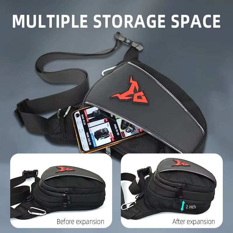 Motorcycle Drop Waist Leg Bag Thigh Belt Hip Bum Waterproof Motorbike Tactical Travel Cell/ Mobile Phone Purse Fanny Pack Bags