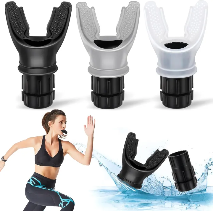Portable Lung Capacity Abdominal Breathing Trainer With Adjustable Resistance Lmprove Your Lung Capacity And Sleep Quality
Silicone Breathing Fitness Exercise Equipment Portable Throat Adjustable