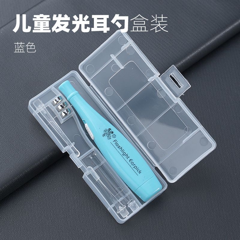 Tonsil Stone Remover Tool LED Light Earpick Steel Earwax Remover 3 Tips Irrigator Clean Ear Care Wax Cleaning Tools