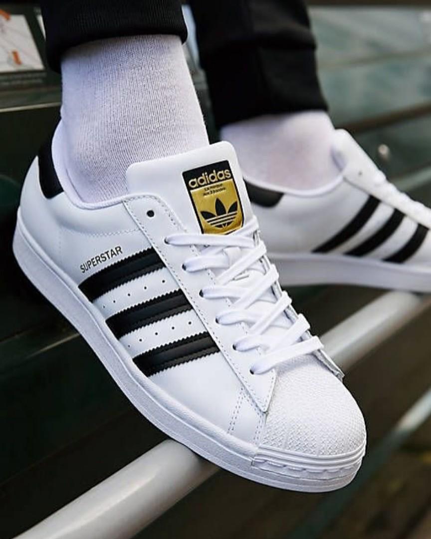 Adidas Superstar Black White Men Women Unisex Classic Shoe