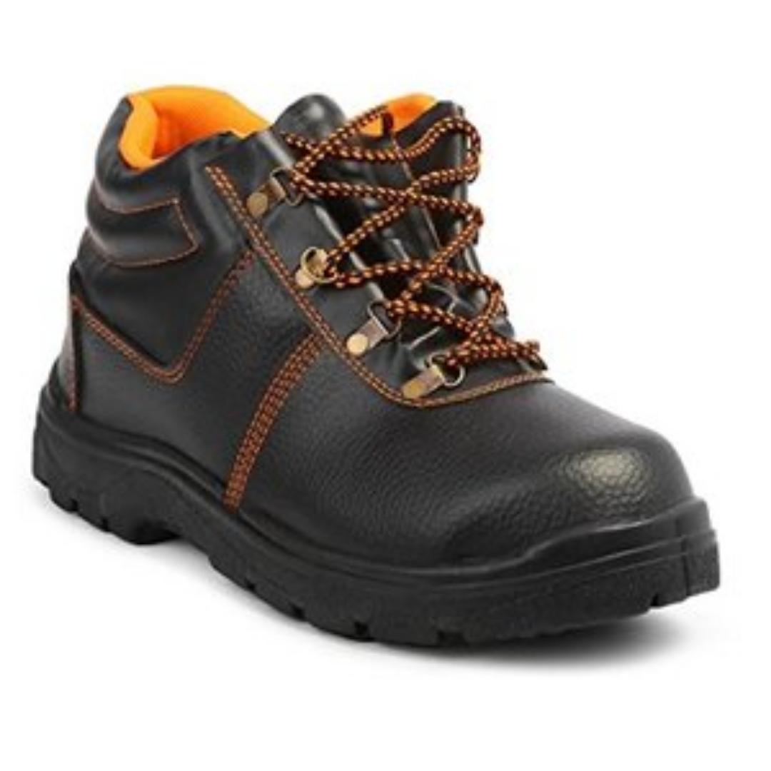 New Mens Safety High Top Work Steel Toe Cap Leather Oil Resistant Boots Shoes