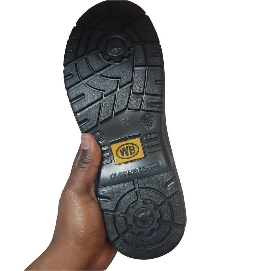 New Mens Safety High Top Work Steel Toe Cap Leather Oil Resistant Boots Shoes