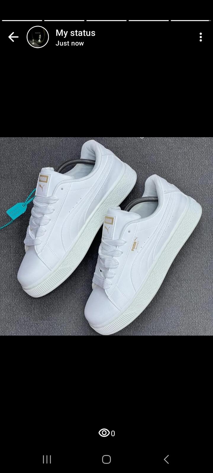 Men’s White Shoes women’s Breathable Rubber Low Upper Sport Shoes  casual Sneaker women’s  PU leather shoes boys Fashion Sneaker Classic lace-up sneakers