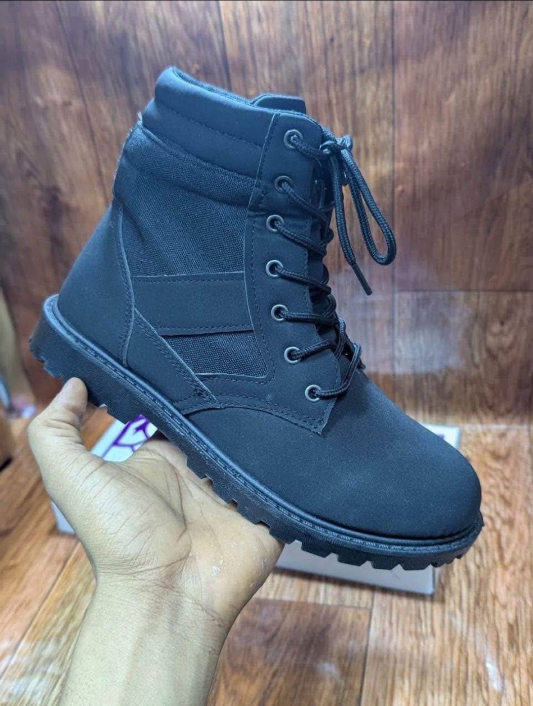 Men's Shoes Boots Ankle Bootie Jungle Boots, Hiking Boots, Desert Boots, Combat Boots, Tactical Boots, High Top Short Boots Military shoe