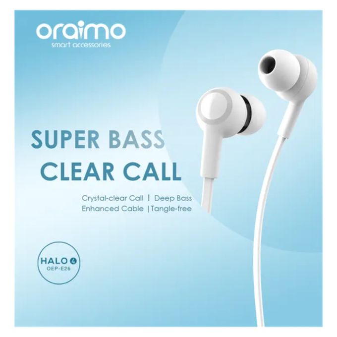 Oraimo Super Bass Halo 4 In-Ear Wired Earphones