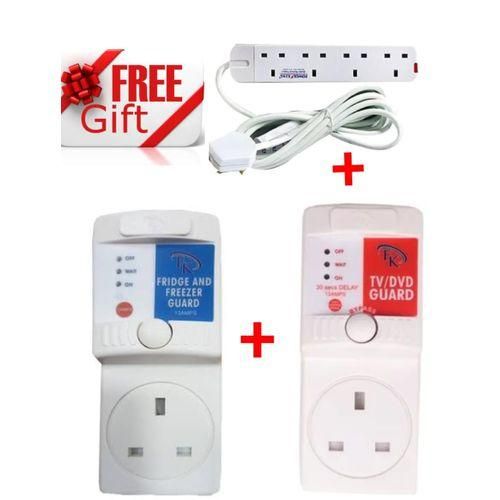 Fk TV/DVD Guard + Fridge Guard + Free 4 Way Extension