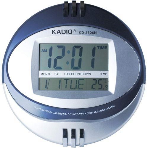 Premium  Clock Alarm Thermometer Date Display for Wall Table LCD Display