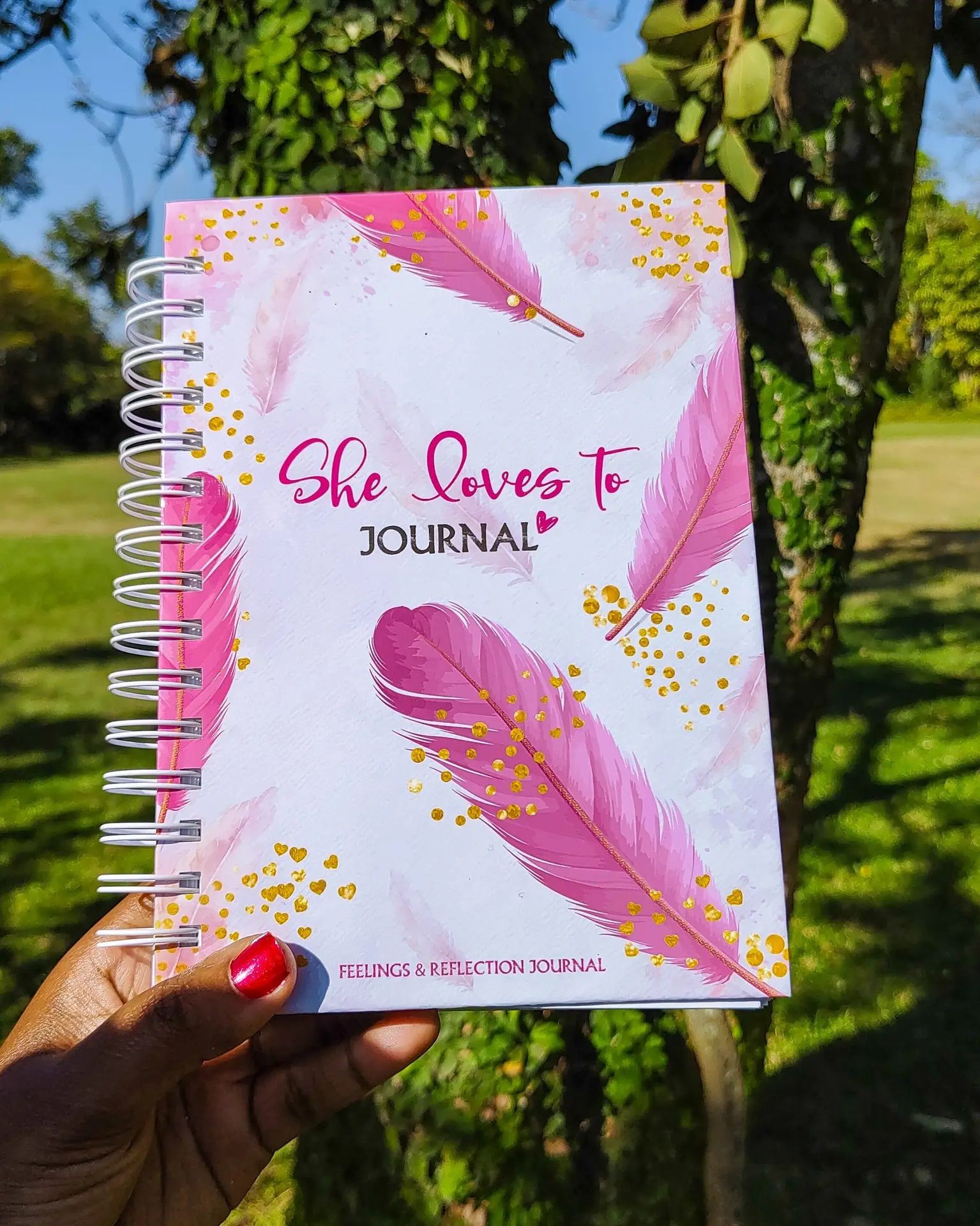 Feelings & Reflections Journal – She Loves to Journal | Female Gift | Feminine Woman Gift Idea | Journal | Mothers Day Gift | Journal Notebook | Gift