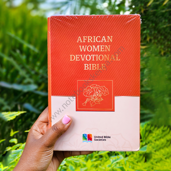 African Women Devotional Bible | Orange Leather Cover | Christian Bible ESV |  English Standard Version (ESV) | Christian Gift Idea | Bible Study