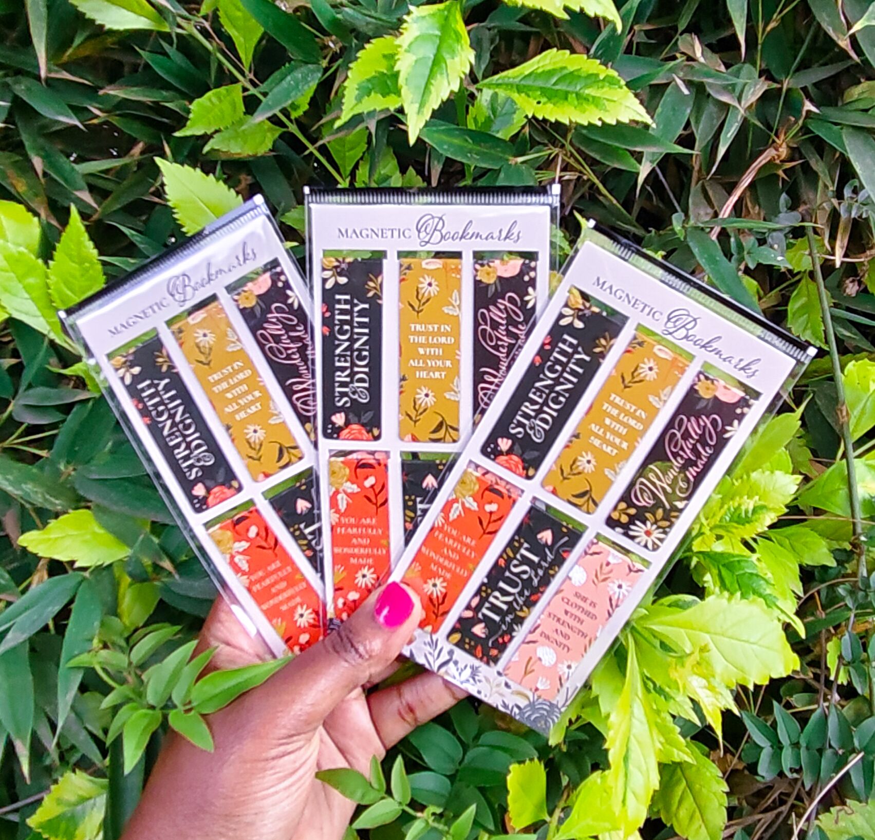 Autumnal Medley Magnetic Bookmark Set | Female Gift