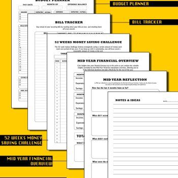 6 Months Undated Life Planner Journal Notebook | To-do-list | Work Cute Gift | Female Gift | Gift Idea | Notebook | Journal | Monthly Planner | Budget Planner | Male Gift Idea | Daily Life Planner