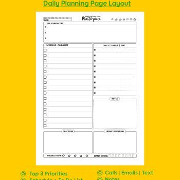 6 Months Pink Productivity Planner Notebook | To-do-list | Work Cute Gift | Female Gift Idea | Planner | Notebook | Journa