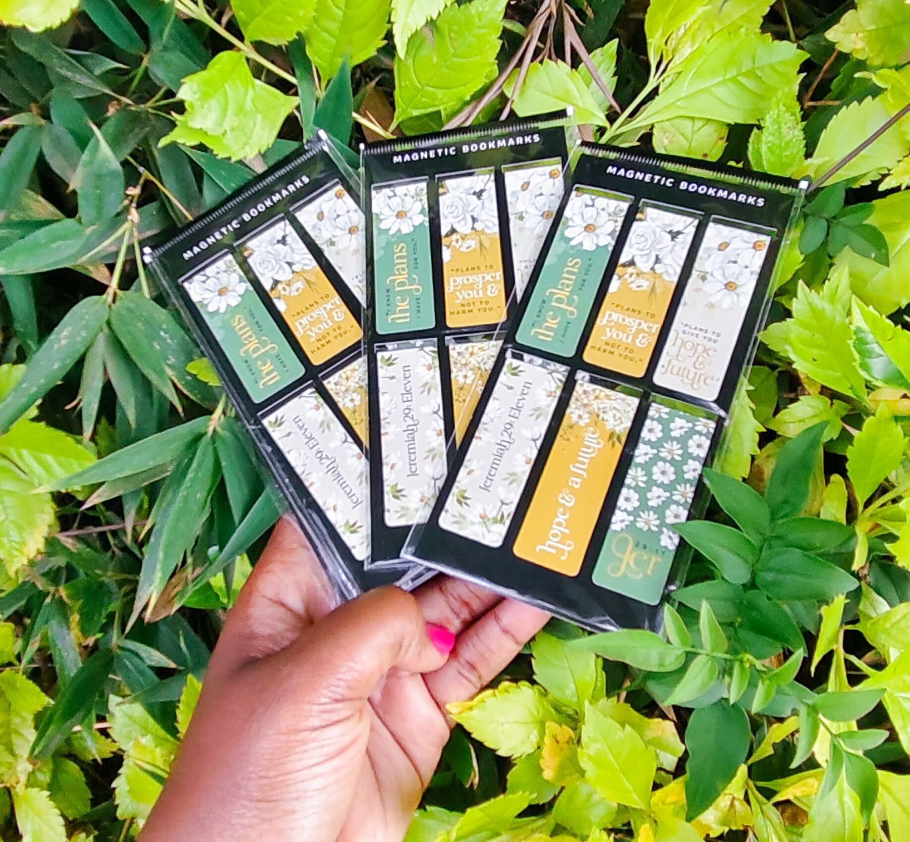 I Know the Plans Six-Piece Magnetic Bookmark Set | Female Gift | Idea| Readers Gift | Scripture Bookmarks | Mothers Day Gift | Magnetic Book marks | Book Marks | Creative Gift