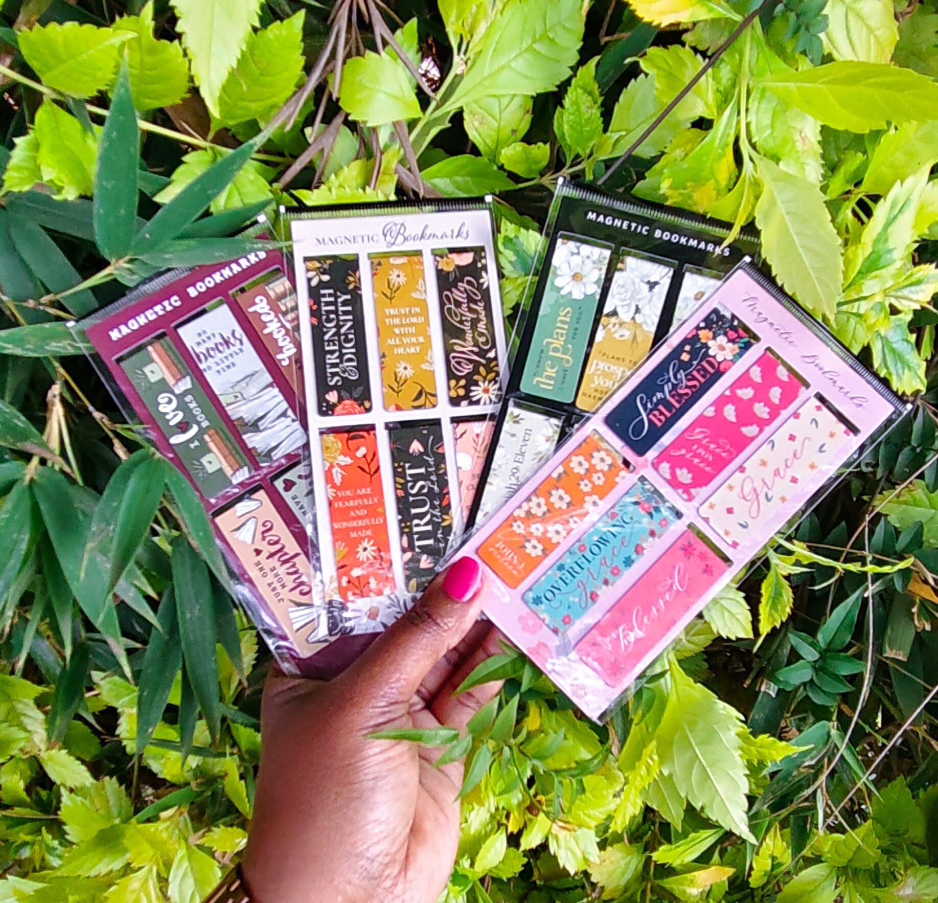 I Know the Plans Six-Piece Magnetic Bookmark Set | Female Gift | Idea| Readers Gift | Scripture Bookmarks | Mothers Day Gift | Magnetic Book marks | Book Marks | Creative Gift