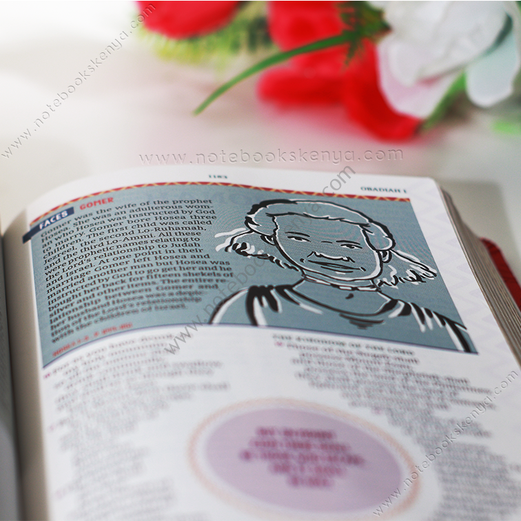 African Women Devotional Bible | Orange Leather Cover | Christian Bible ESV |  English Standard Version (ESV) | Christian Gift Idea | Bible Study