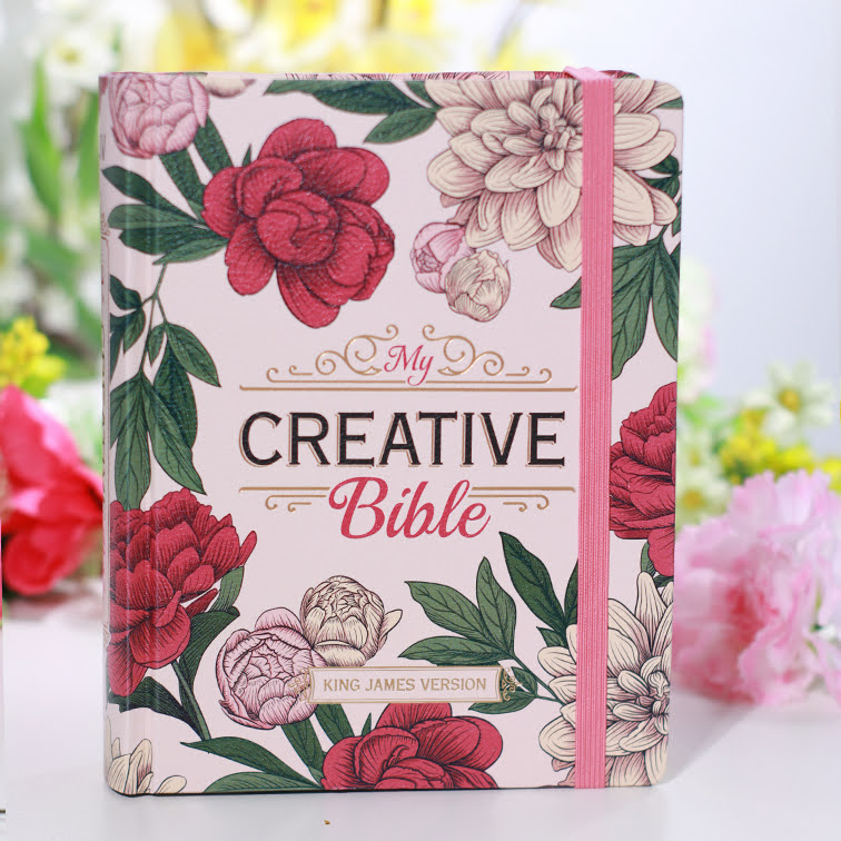 KJV Pink Floral Hardcover My Creative Bible | Christian Bible KJV | King James Version (KJV) | Floral Bible | Christian Bible KJV | King James Version (KJV) | Floral Bible