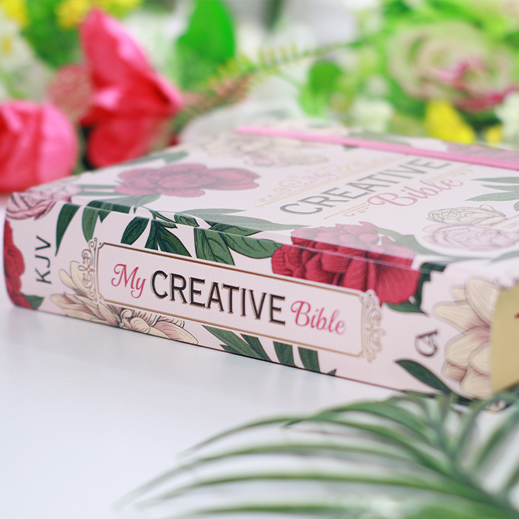 KJV Pink Floral Hardcover My Creative Bible | Christian Bible KJV | King James Version (KJV) | Floral Bible | Christian Bible KJV | King James Version (KJV) | Floral Bible