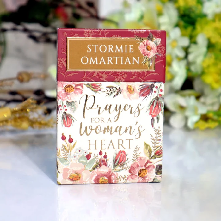 Prayers for a Woman’s Heart (Boxed Set) | Prayer Cards | Woman Girl Female Gift | Christian Gift | Mothers Day Gift | Gift Cards | Pocket Size Scripture Cards | Hearty Gift