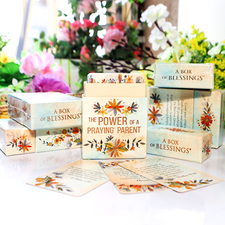 The Power of a Praying Parent (Boxed Cards) | Prayer Cards | Woman Girl Female Gift | Christian Gift | Mothers Day Gift | Gift Cards | Pocket Size Scripture Cards | Male Gift Idea | Parent Gift Cards