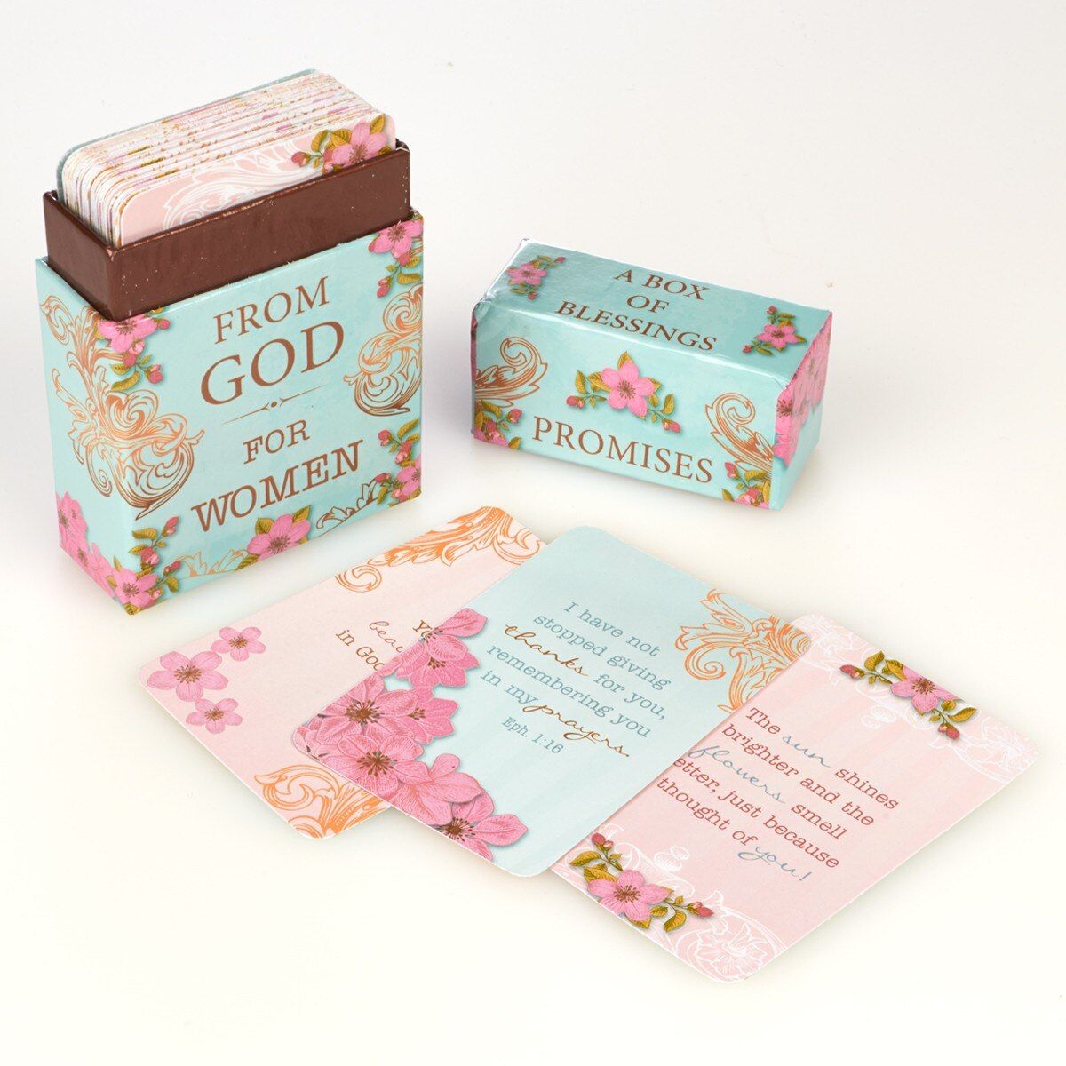 The Promises from God for Women Box of Blessings | Prayer Cards | Woman Girl Female Gift | Christian Gift | Pocket Size Scripture Cards | Mothers Day Gift