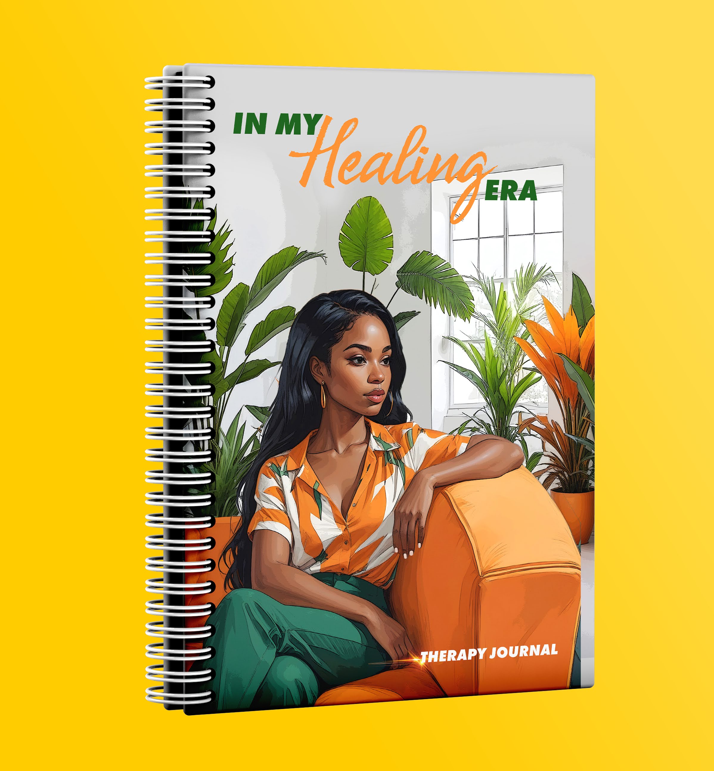 Therapy Journal – In My Healing Era | Female Gift | Feminine Woman Gift Idea | Journal | Therapy | Healing Journal
