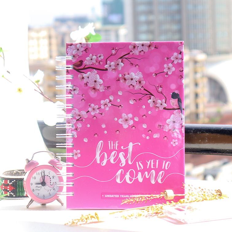 12 Months Undated Yearly Planner Journal | To-do-list | Cute Gift | Daily Planner | Monthly Planner | Yearly Planner | Notebook | Journal | Gift Idea | Male/  Masculine Gift | Female Gift