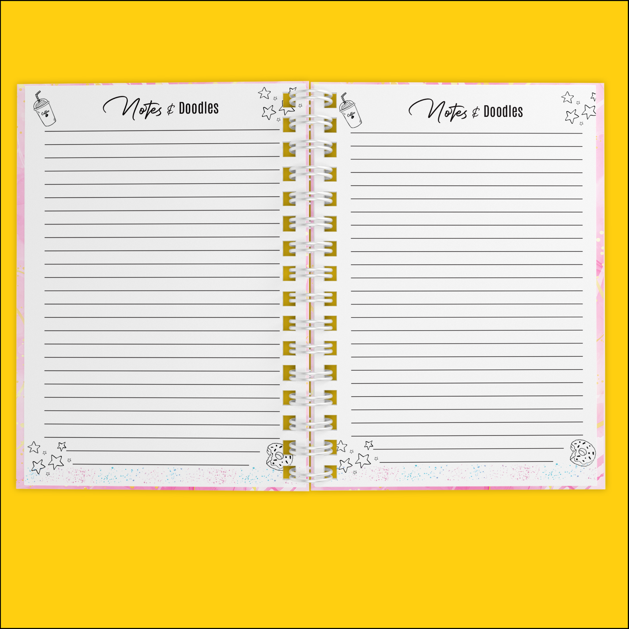 Me Myself and I Chique Notebook | Notebook Journal | Notebook Diary | Plain Notebook | Writing Notebook | Girly Notebook | Chic Notebook | Gift Idea | Feminine Gift Idea | Work Gift Idea
