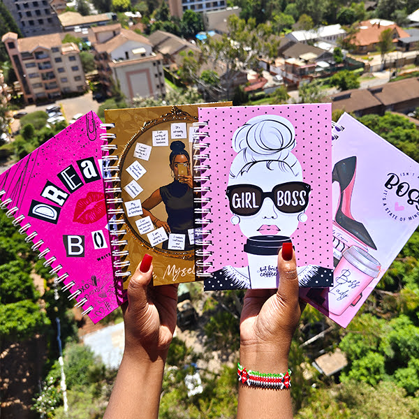 Me Myself and I Chique Notebook | Notebook Journal | Notebook Diary | Plain Notebook | Writing Notebook | Girly Notebook | Chic Notebook | Gift Idea | Feminine Gift Idea | Work Gift Idea