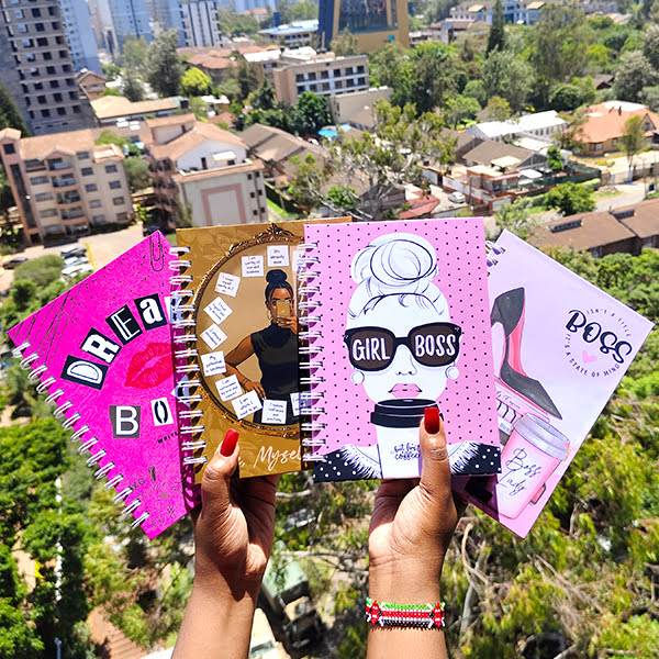 Girl Boss Chique Girly Notebook | Notebook Journal | Notebook Diary | Plain Notebook | Writing Notebook | Girly Notebook | Chic Notebook | Gift Idea | Feminine Gift Idea | Work Gift Idea