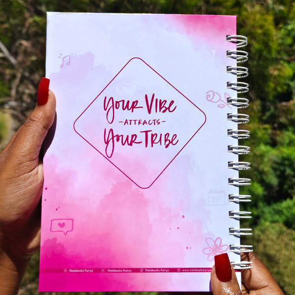 Chique Positive Vibes Notebook | Notebook Journal | Notebook Diary | Plain Notebook | Writing Notebook | Girly Notebook | Chic Notebook | Gift Idea | Feminine Gift Idea | Work Gift Idea