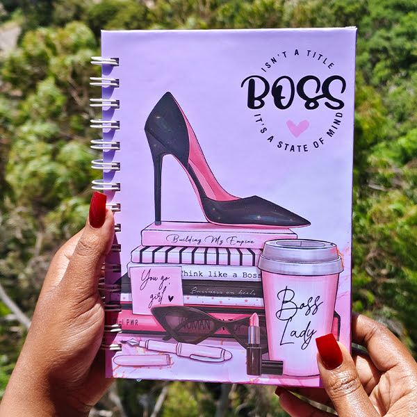 Boss Isn’t a Title Chique Notebook | Notebook Journal | Notebook Diary | Plain Notebook | Writing Notebook | Girly Notebook | Chic Notebook | Gift Idea | Feminine Gift Idea | Work Gift Idea