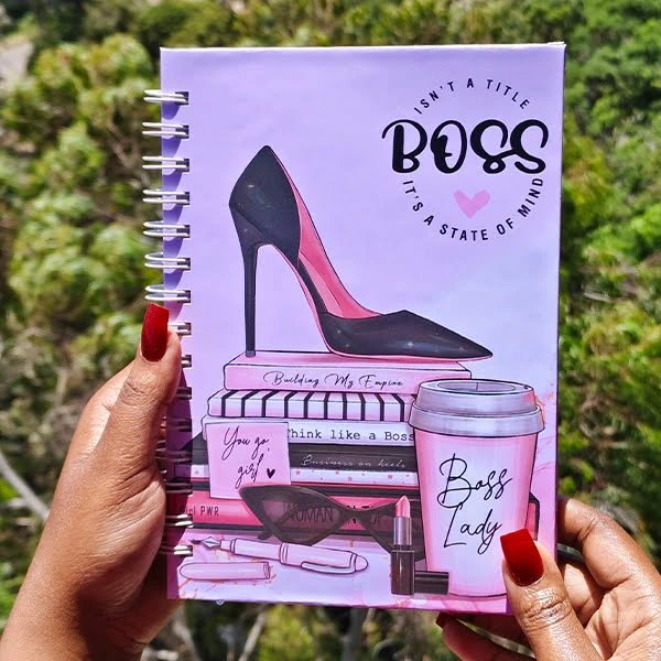 Boss Isn’t a Title Chique Notebook | Notebook Journal | Notebook Diary | Plain Notebook | Writing Notebook | Girly Notebook | Chic Notebook | Gift Idea | Feminine Gift Idea | Work Gift Idea