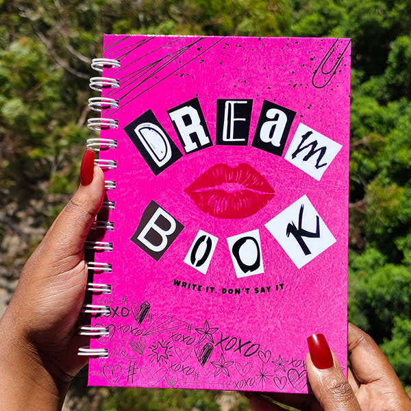 Dream Book Chique Notebook | Notebook Journal | Notebook Diary | Plain Notebook | Writing Notebook | Girly Notebook | Chic Notebook | Gift Idea | Feminine Gift Idea | Work Gift Idea
