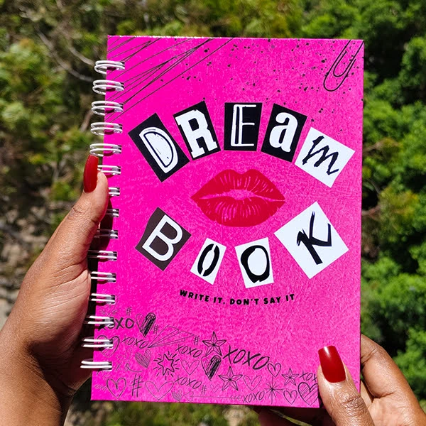 Dream Book Chique Notebook | Notebook Journal | Notebook Diary | Plain Notebook | Writing Notebook | Girly Notebook | Chic Notebook | Gift Idea | Feminine Gift Idea | Work Gift Idea