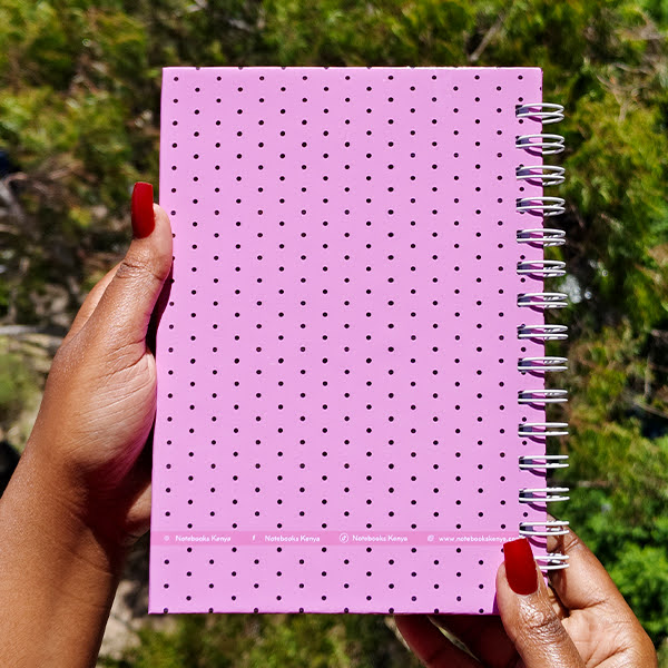 Polka Dot Girl Boss Chique Notebook | Notebook Journal | Notebook Diary | Plain Notebook | Writing Notebook | Girly Notebook | Chic Notebook | Gift Idea | Feminine Gift Idea | Work Gift Idea