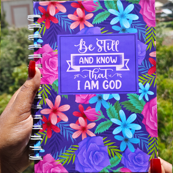 Be Still and Know | Christian Notebook | Notebook Journal | Notebook Diary | Plain Notebook | Writing Notebook | Girly Notebook | Chic Notebook | Gift Idea | Feminine Gift Idea | Work Gift Idea