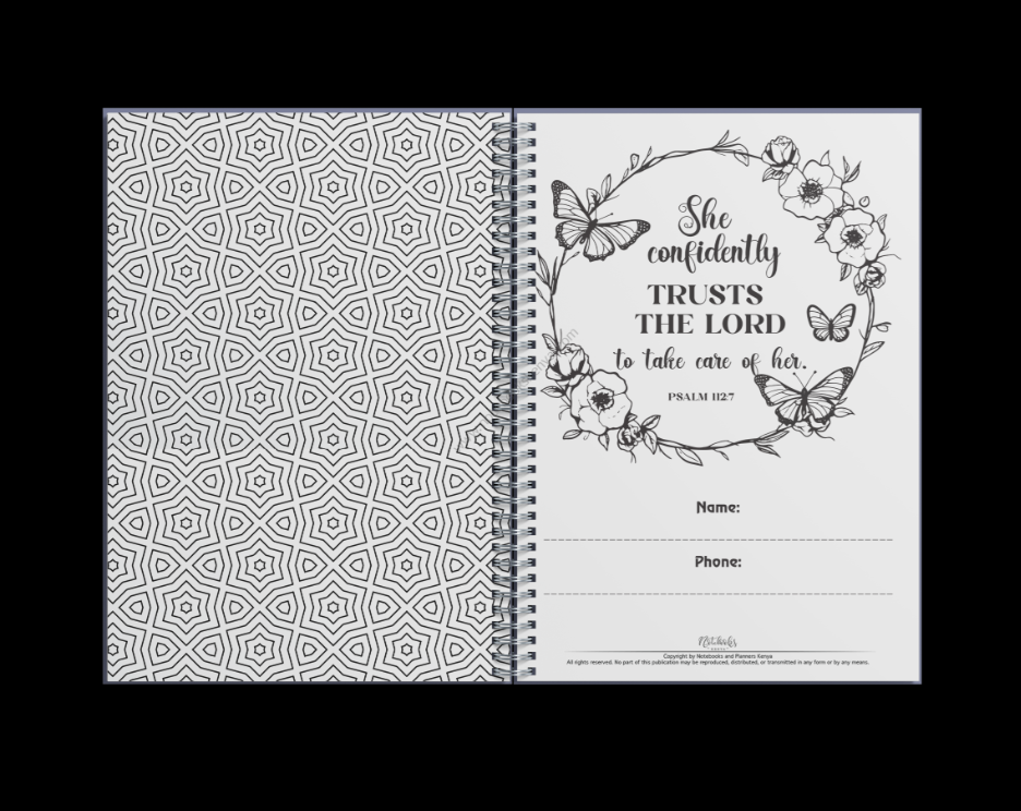 But God | Christian Notebook | Notebook Journal | Notebook Diary | Plain Notebook | Writing Notebook | Girly Notebook | Chic Notebook | Gift Idea | Feminine Gift Idea | Work Gift Idea