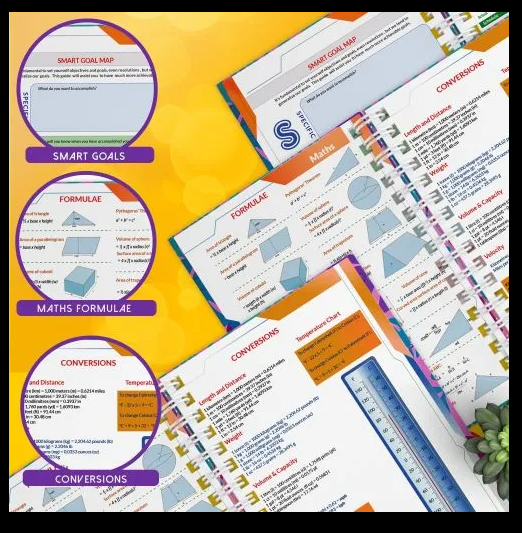 Colourful Student Study Planner | Revision Book | School Book | Back To school | Back To School Offers | Study Planner Gift | Teen Gift Idea | School Gift